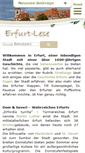 Mobile Screenshot of erfurt-lese.de