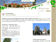 Tablet Screenshot of erfurt-lese.de